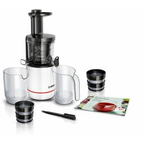 Bosch MESM500W citruspresser og juicemaskine Slow juicer 150 W Sort, Hvid