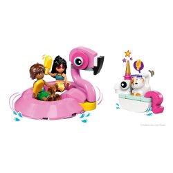 LEGO FRIENDS 42658 Poolparty med enhjrning og flamingo