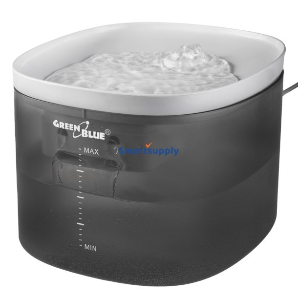 Greenblue Automatisk Vanddispenser/Kledyrsdrikker, 3L, USB 5V1a, Gb392
