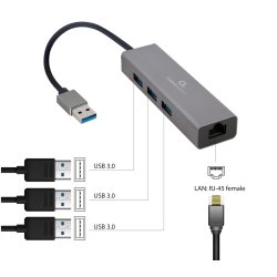 Gembird A-AMU3-LAN-01 USB grafisk adapter