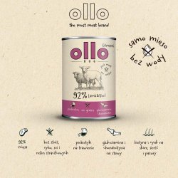 OLLO Umami Lamb and beef - vdfoder til hunde - 850g