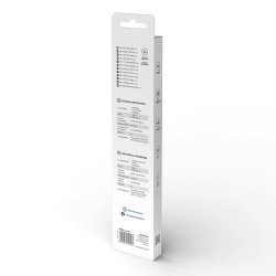 Savio Cl-125 USB Kabel USB 2.0 1 M Usb-A Usb-C Hvid