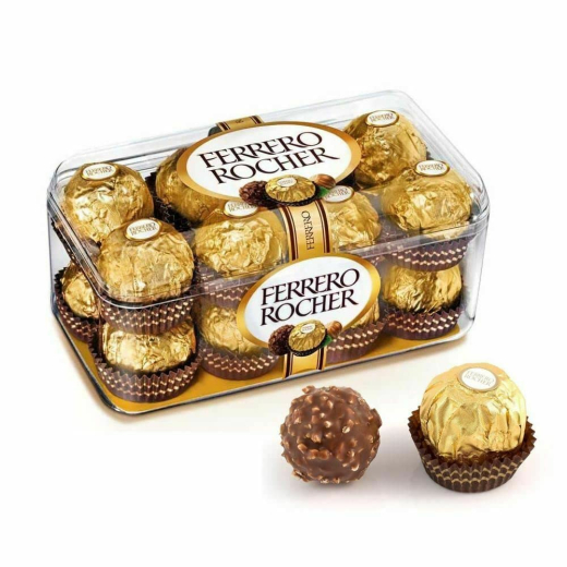 Ferrero Rocher fyldte chokolader 16 stk - 200g