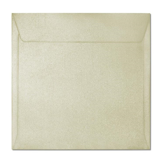 Firkantede cream shine kuverter 10 stk. 160mm x 160mm