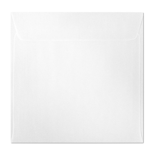 Firkantede diamond white kuverter 10 stk. 160mm x 160mm