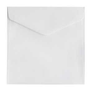 Firkantede hvide kuverter 10 stk. 160mm x 160mm