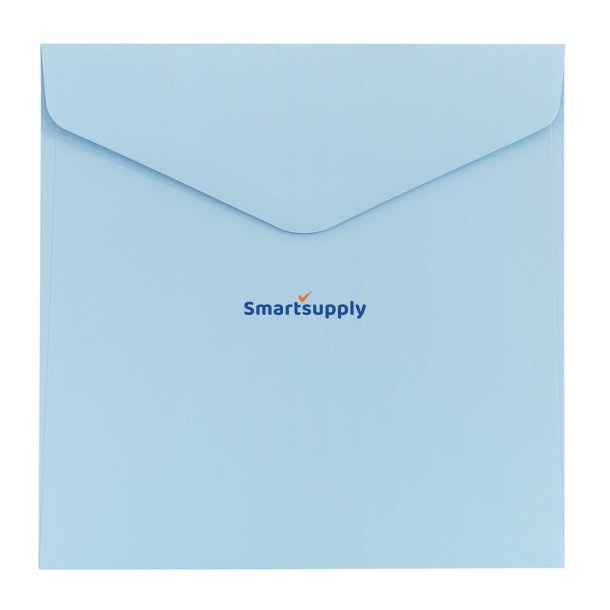 Firkantede lysebl� kuverter 10 stk. 160mm x 160mm