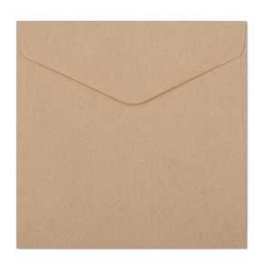 Firkantede mrk beige kuverter 10 stk. 160mm x 160mm