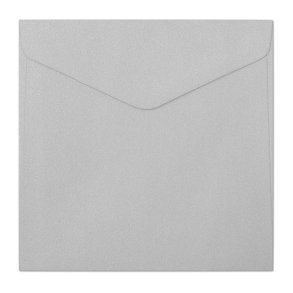 Firkantede silver shine kuverter 10 stk. 160mm x 160mm