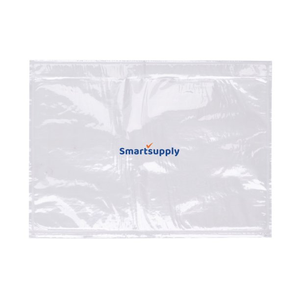 Flgeseddellommer 155 x 235 mm transparent 1000 stk