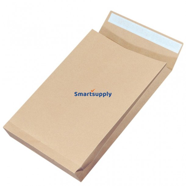 Forsendelsesposer 229 x 324 mm paper mailer brun 250 stk