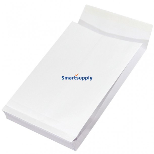 Forsendelsesposer 250 x 353 mm paper mailer hvid 250 stk