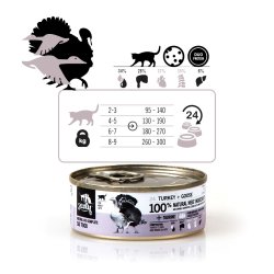 3COTY Turkey with goose - vd kattefoder - 80g
