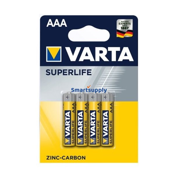 Varta Superlife AAA Engangsbatteri Alkaline