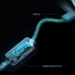 Tp-Link USB 3.0 Til Gigabit Ethernet-Netvrksadapter