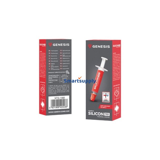 GENESIS SILICON 701 klekomponent Termisk smrefedt 0,5 g