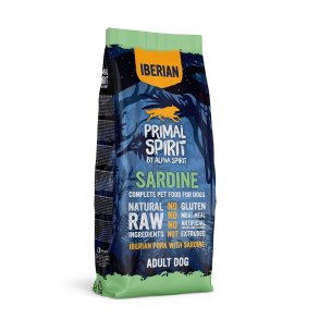 PRIMAL SPIRIT Iberian Sardine  halvfugtigt hundefoder  12 kg