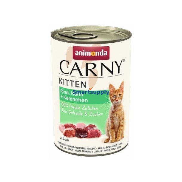 ANIMONDA Carny Kitten Beef, chicken, rabbit - vdfoder til katte - 400 g