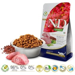 FARMINA N&D Quinoa Weight Management Lamb&Broccoli - trfoder til kattekillinger -  5 kg