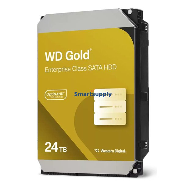 Western Digital Gold Wd242kryz Intern Harddisk 24 TB 7200 RPM 512 MB 3,5" Serial ATA III