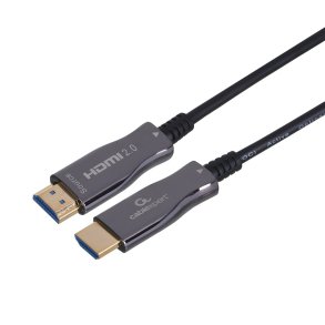 Gembird CCBP-HDMI-AOC-20M-02 HDMI-kabel HDMI Type A (Standard) Sort