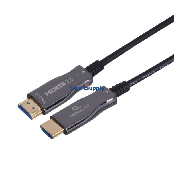 Gembird Ccbp-Hdmi -Aoc-20M-02 Active Optical (Aoc) Hjhastigheds Hdmi -Kabel Med Ethernet "Aoc Premium Series", 20M
