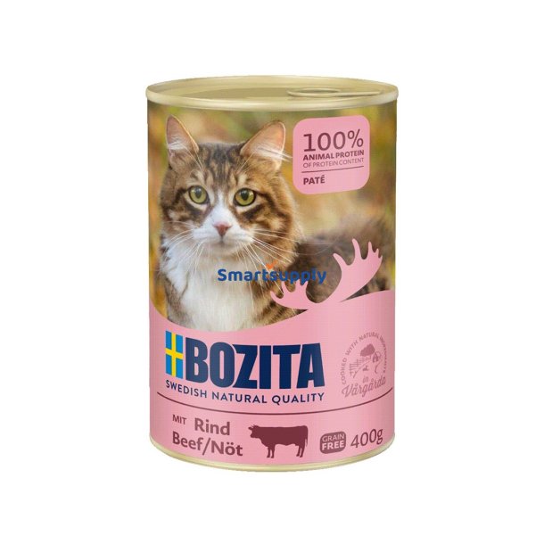 BOZITA Beef Pate - vdfoder til katte - 400g
