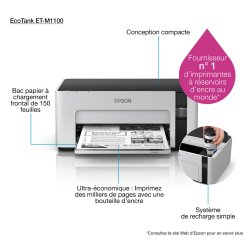 Epson EcoTank M1100 blkprinter 1440 x 720 dpi A4
