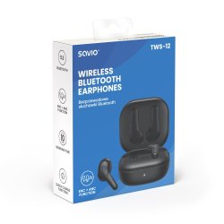 Savio Trdlse Bluetooth 5.3 Tws-12 Hovedtelefoner