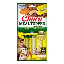 Inaba Meal Topper Kylling Med Grskar - Hundegodbid - 4X14g
