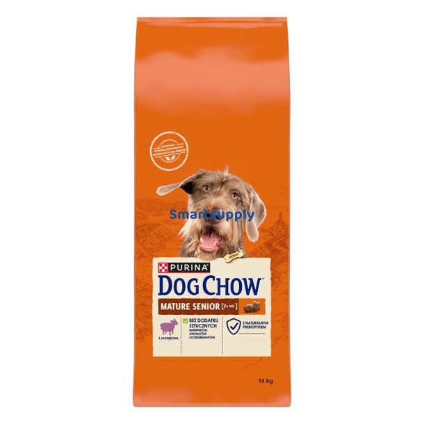 PURINA Dog Chow Mature Senior med lam - trfoder til hunde - 14 kg