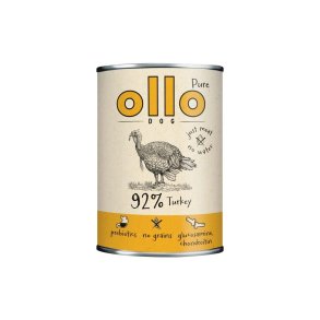 OLLO Pure Turkey - vdfoder til hunde - 850g