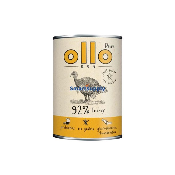 OLLO Pure Turkey - vdfoder til hunde - 850g