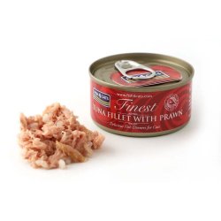 FISH4CATS Tuna fillet with prawn - vd kattefoder - 70g