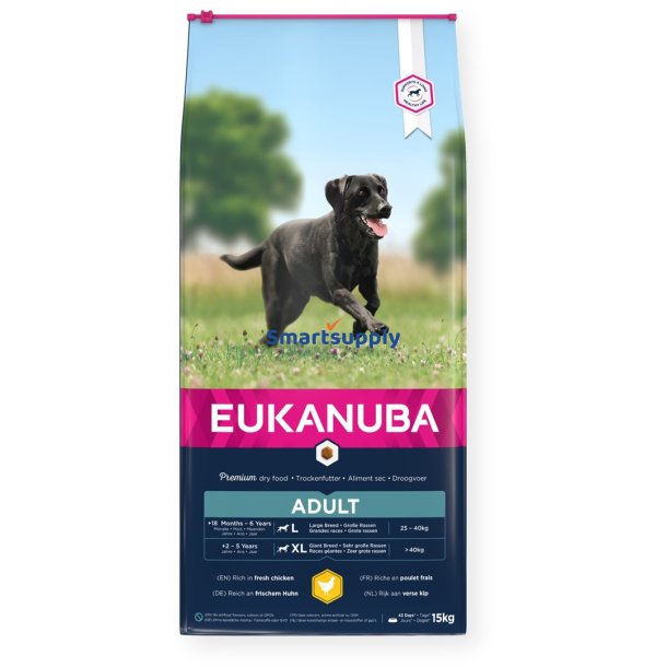 Eukanuba Voksen Kylling Af Stor Race 15 Kg