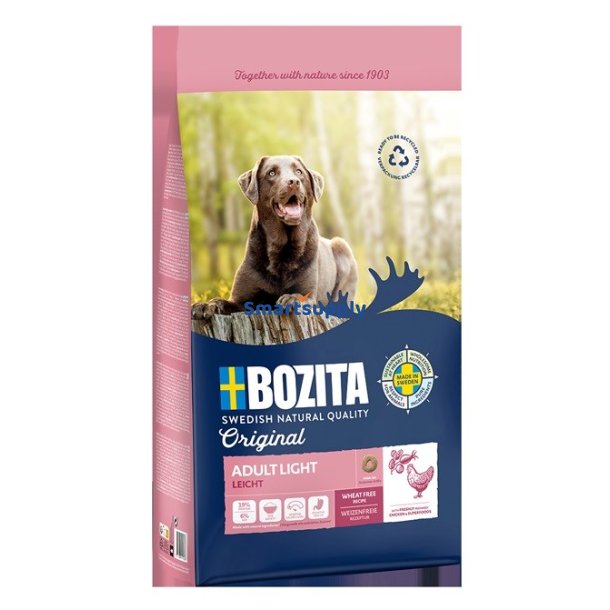Bozita Original Voksen Let Kylling - Trfoder Til Hunde - 12 Kg