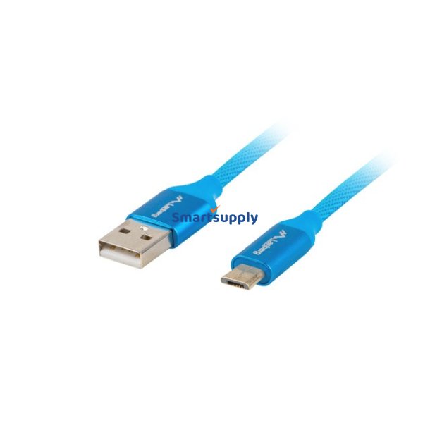 Lanberg Kabel USB 2.0 Micro-B (M) - A (M) 1.8M Qc