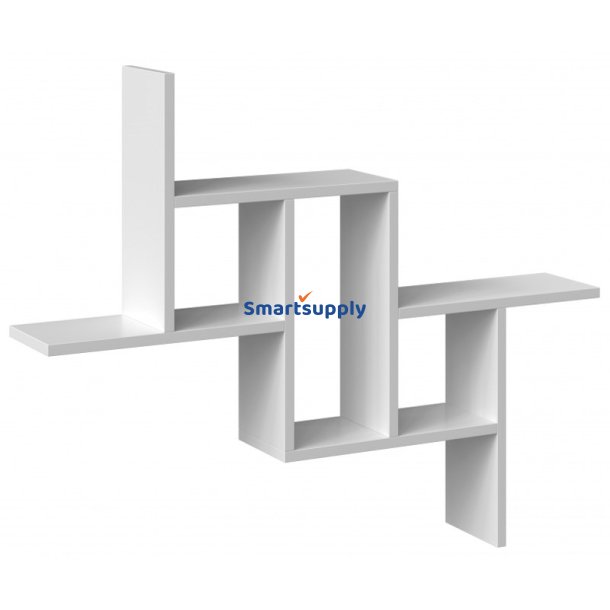 FIESTA hngende hylde 85x15x73,5 cm, hvid