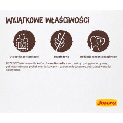 Josera Cat Naturelle Voksen Steriliseret rred - Foder Til Steriliserede Katte - 10 Kg