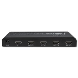 Qoltec 51798 Aktiv HDMI Splitter 4 x HDMI 4K x 2K | 3,4 Gb/s