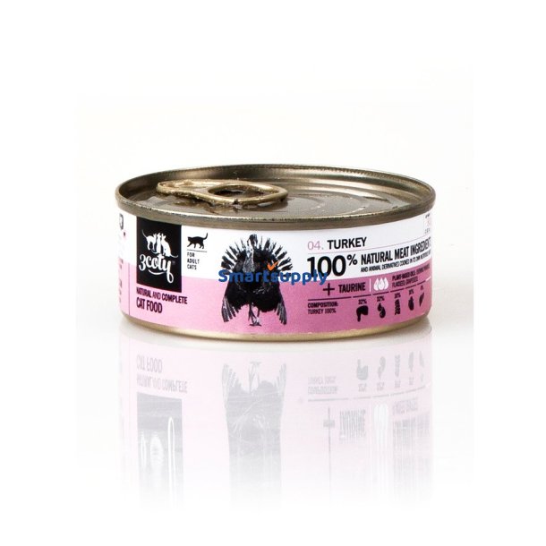 3Coty Kalkun - Vdfoder Til Katte - 80G