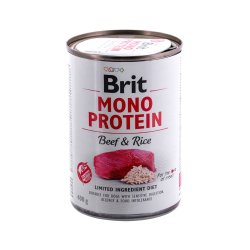 BRIT Mono Protein Beef & Rice - vdfoder til hunde - 400g