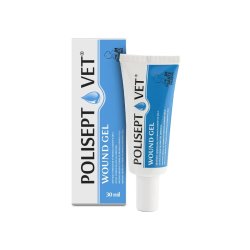 Jm Sante Polisept Vet Wound Gel - Geldressing Til Hunde Og Katte  30 Ml