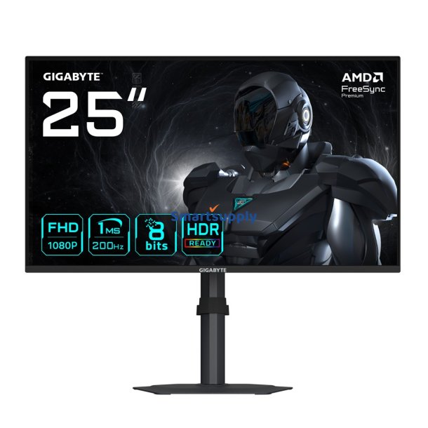 Gigabyte G25f2 24,5" Fhd-Gamingskrm - 1920 X 1080, 200Hz, 1Ms, 300 Cd/M, Display