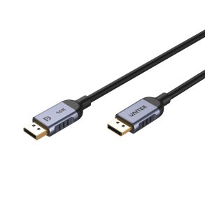 UNITEK C1626GY01-1.5M DisplayPort kabel Sort, Gr