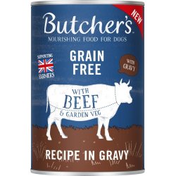 BUTCHER'S Original Mega pack mix with vegetables in gravy- vdt hundefoder - 6 x 400g