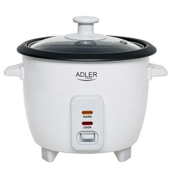 Riskoger ADLER AD 6418 300 W 0,6 L Hvid