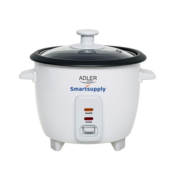 Riskoger ADLER AD 6418 300 W 0,6 L Hvid