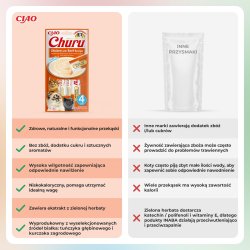 Inaba Churu Kylling Med Oksekd Opskrift - Kattegodbidder - 4X14 G