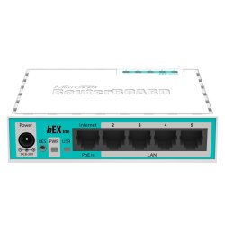 Mikrotik Hex Lite Kablet Router Hvid